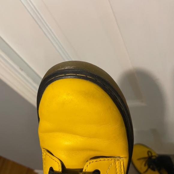 Doc Martin yellow side zip lace up boot - Picture 7 of 7